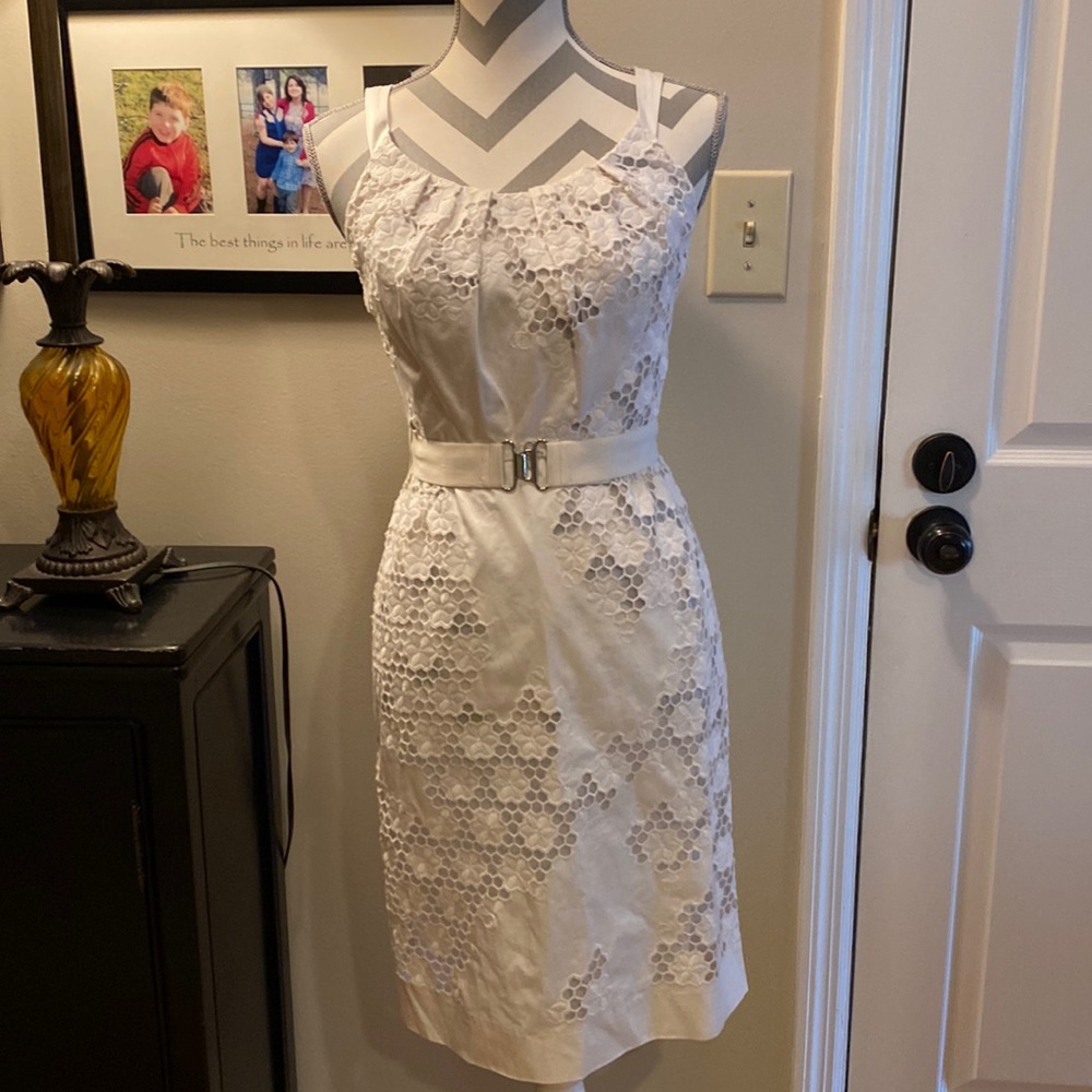 Sinclaire 10 White Dress